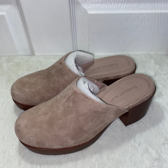 Chocolat Blu Vanessa Clog Leather shoe size 7 NWOT sandal - Picture 3 of 10